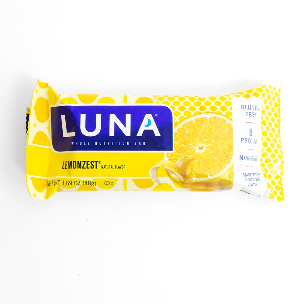 Energy Bar/Cereal Bar, Food & Beverage, Luna Bar, Lemon Zest, 1.69 ounce, 66747